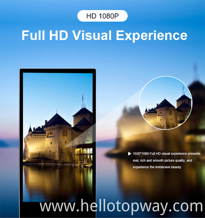 Floor Stand Advertising Screen